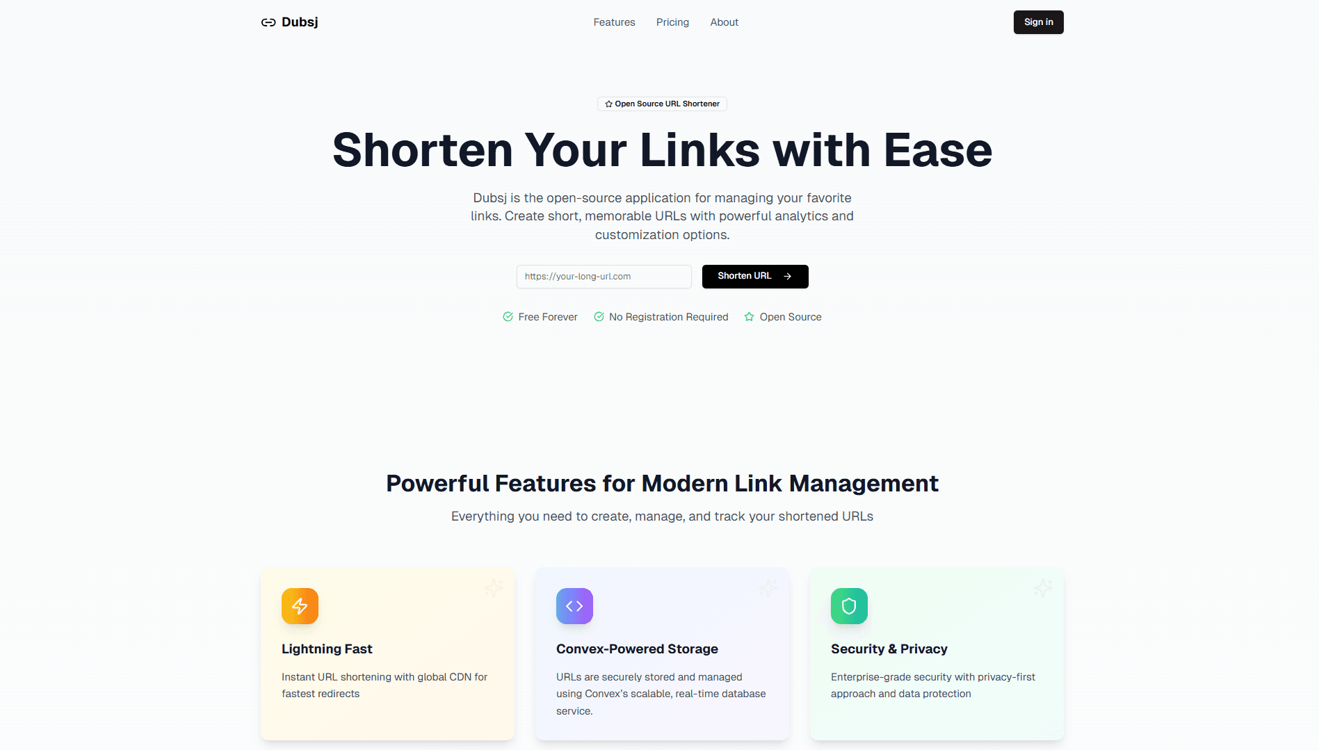 Dubjs - URL Management Application